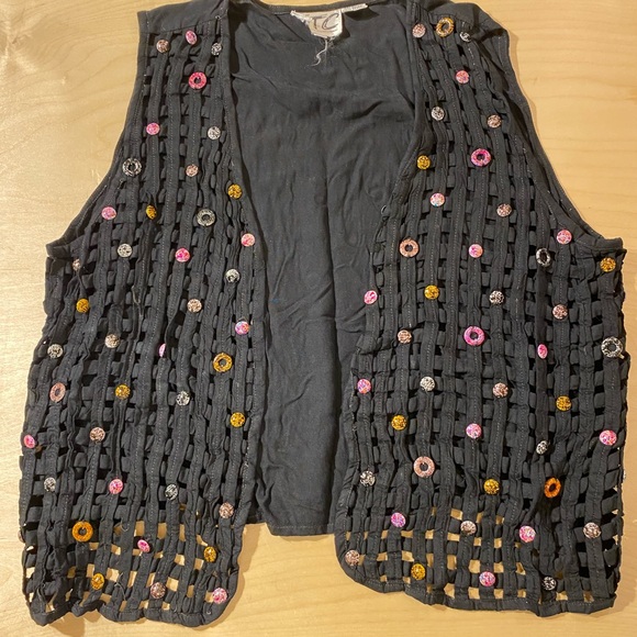 XTC Sleeveless Cardigan 2X (EJ) - Picture 4 of 7
